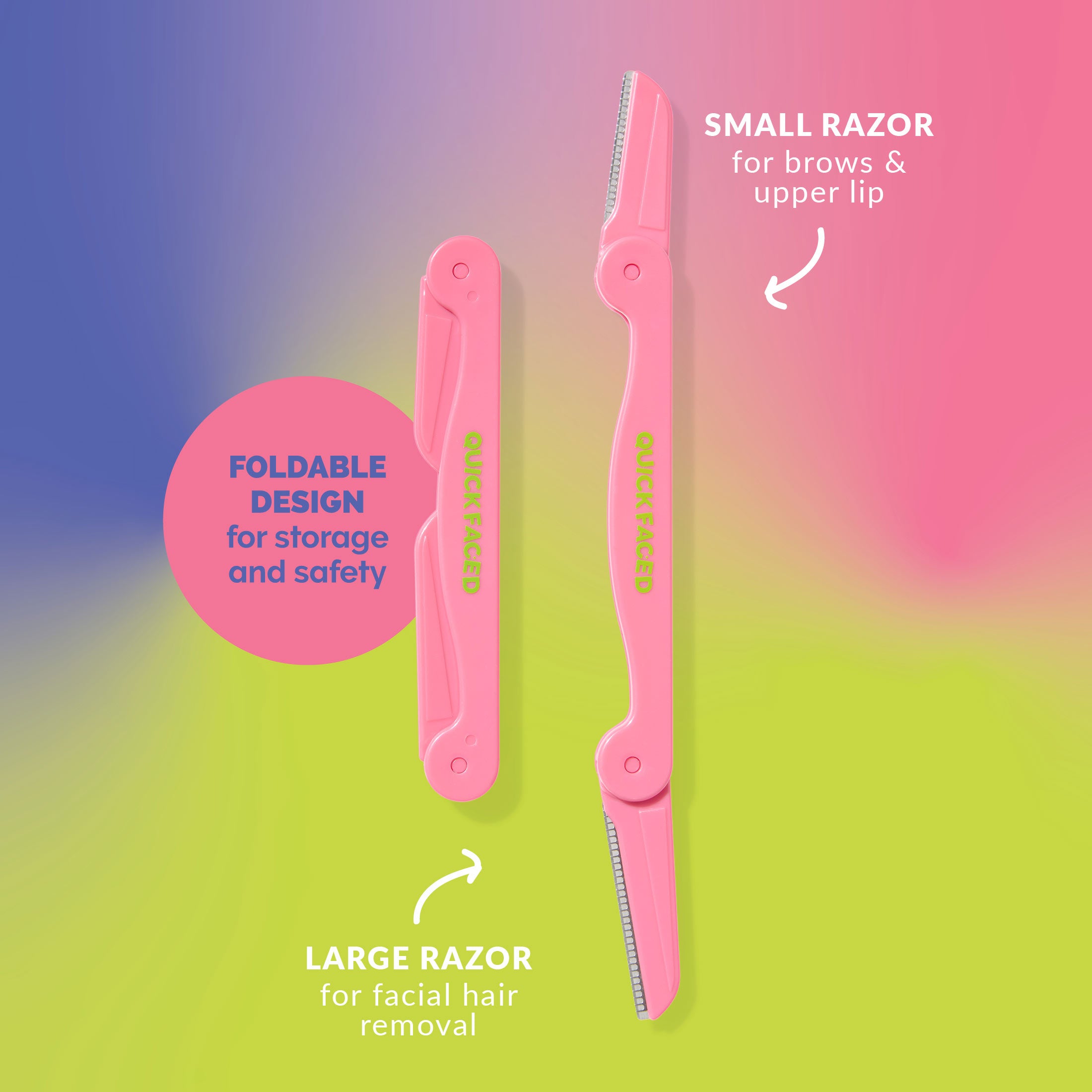 2 in 1 Brow Shaper & Facial Razor Duo