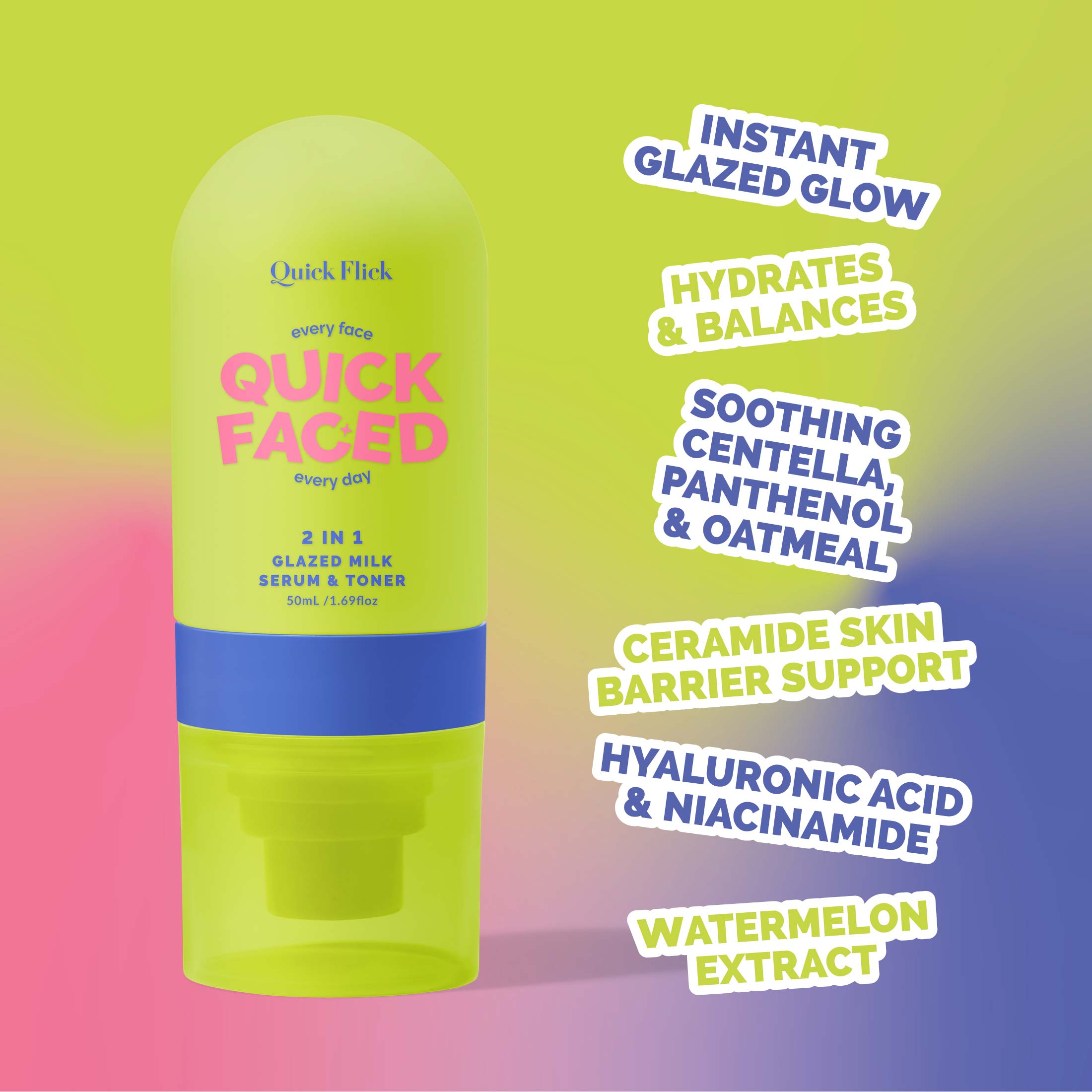 2 in 1 Glazed Milk Serum & Toner