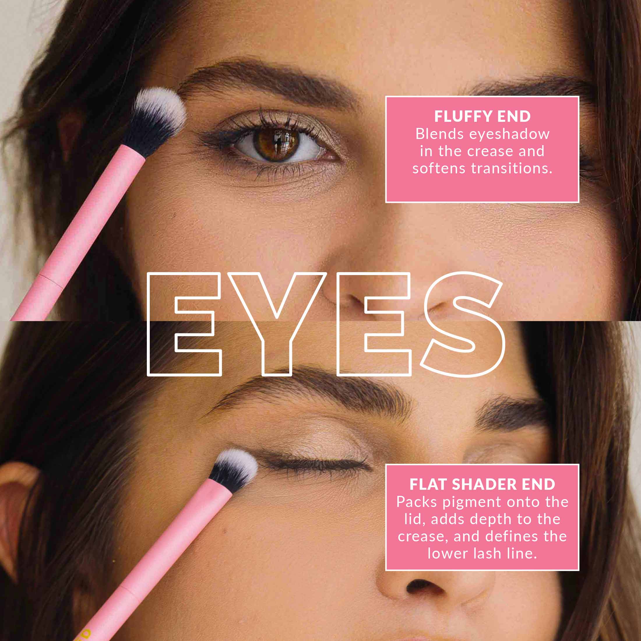 Double Sided Eye Brush