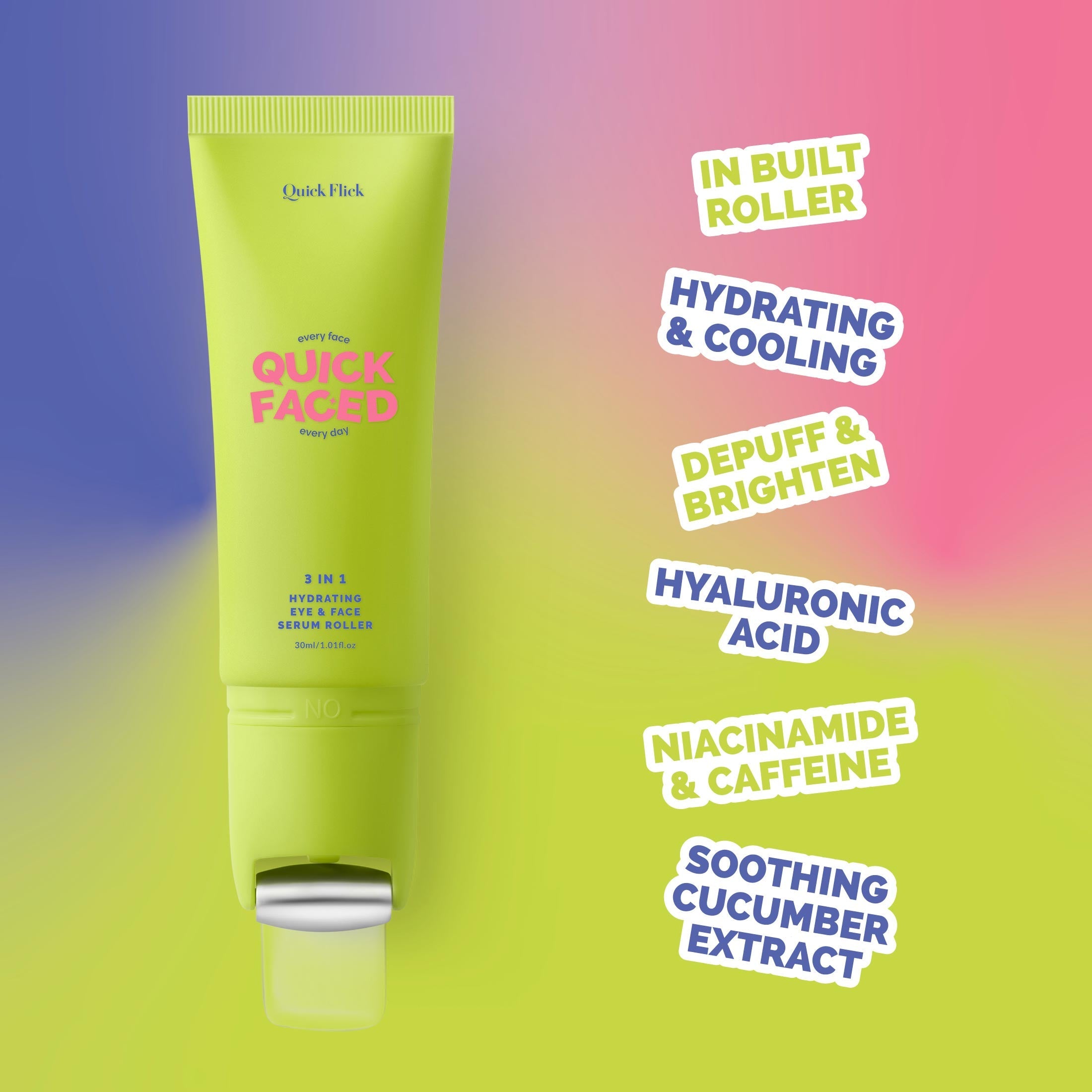 3 in 1 Hydrating Eye & Face Serum Roller