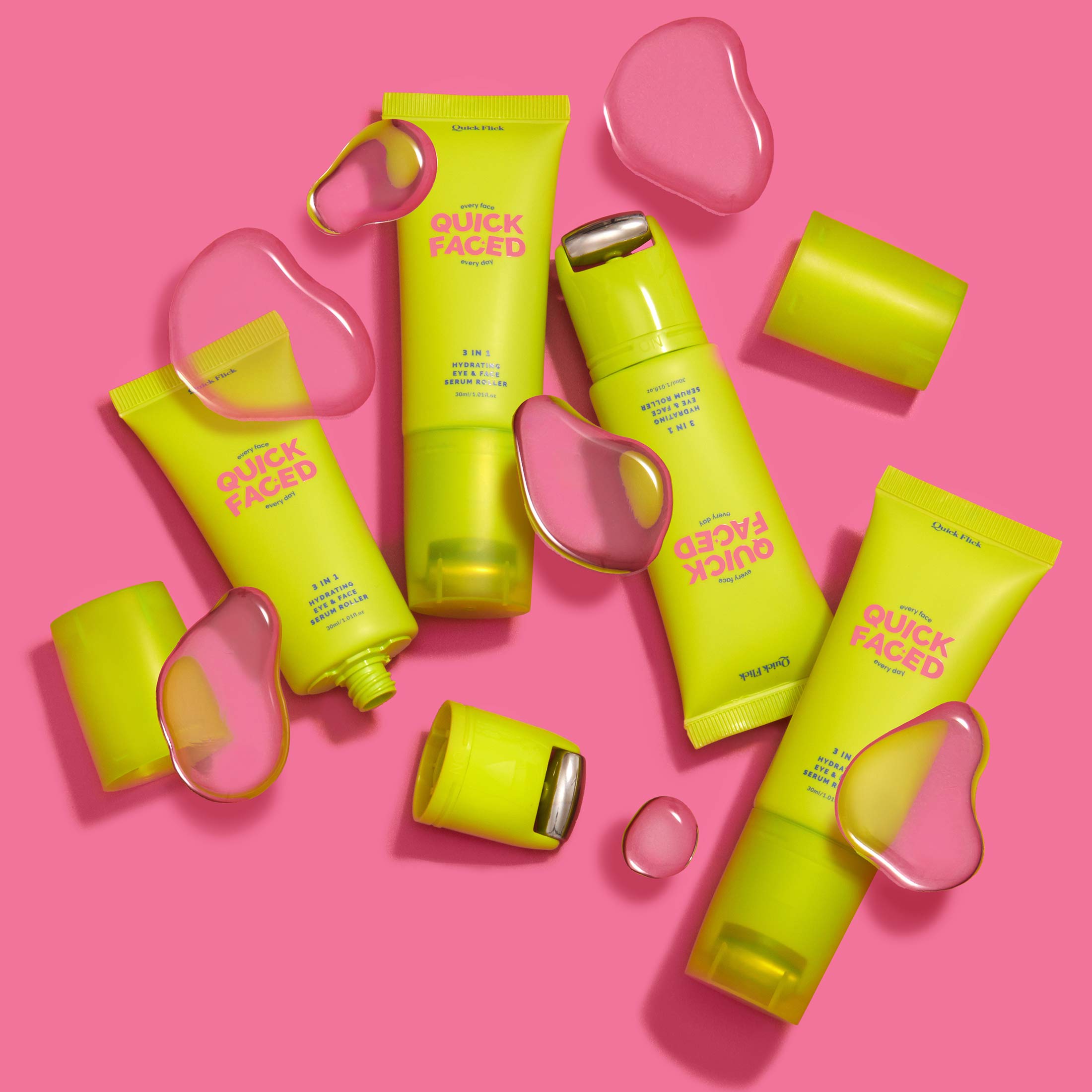 3 in 1 Hydrating Eye & Face Serum Roller