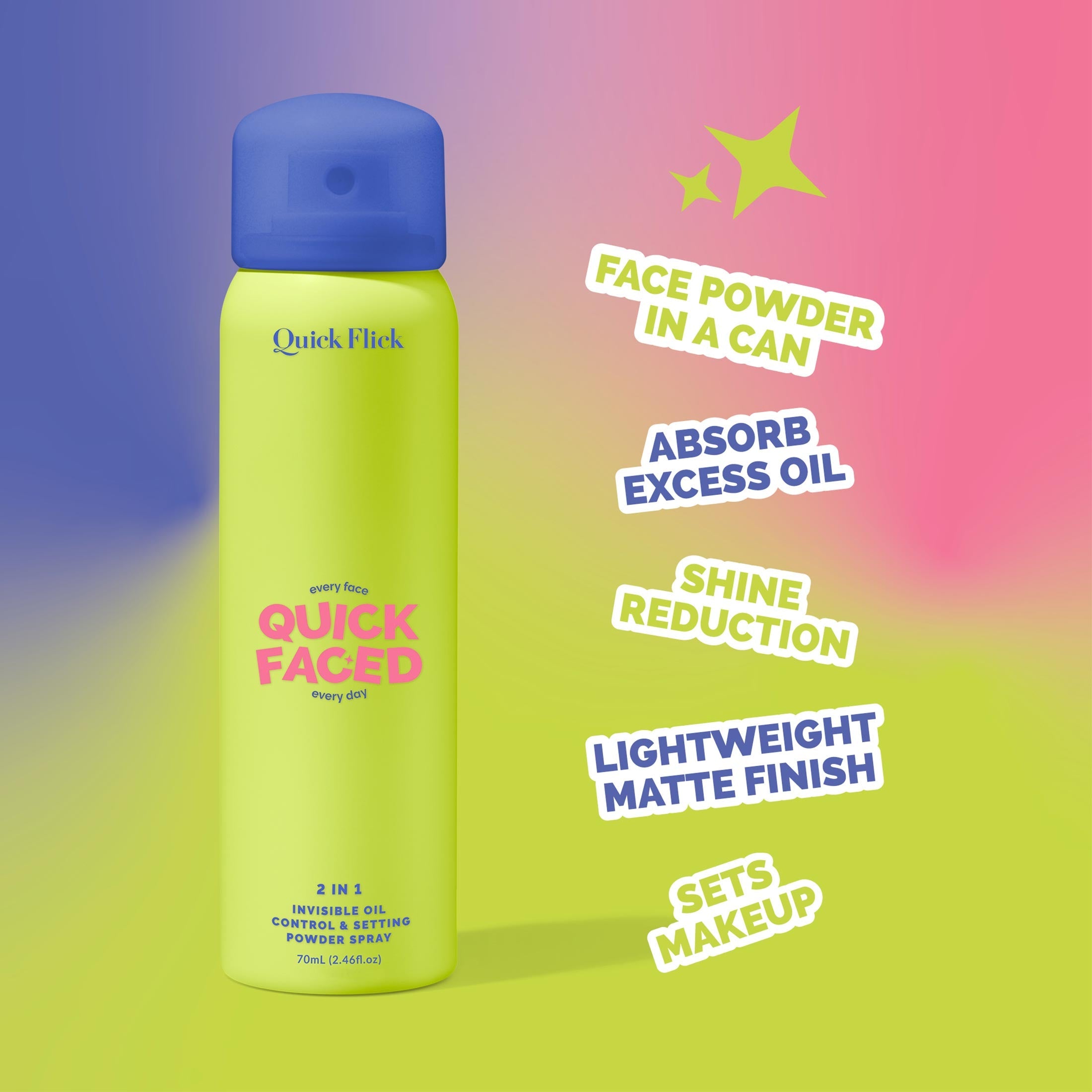 2 in 1 Invisible Oil Control & Setting Powder Spray