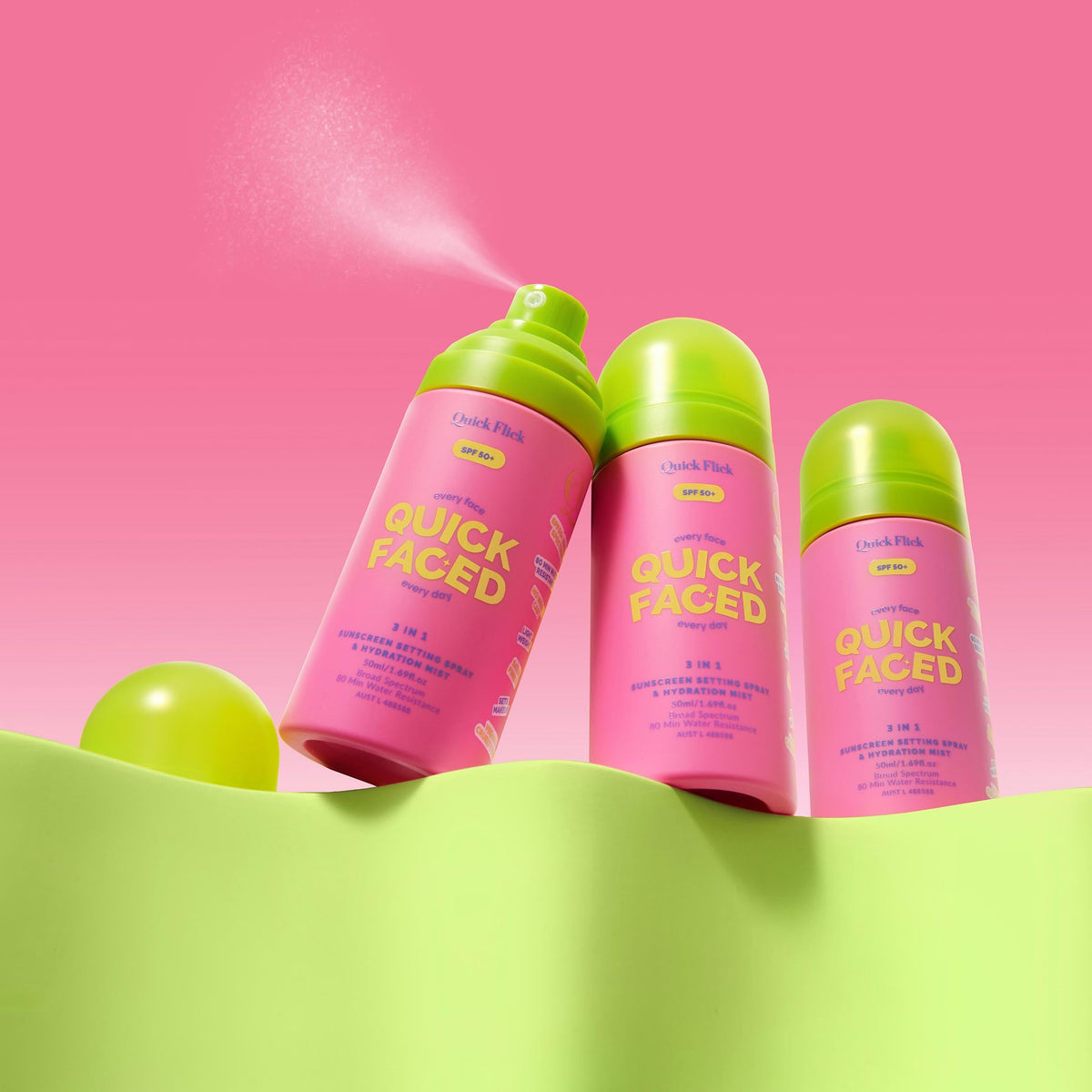 SPF50+ 3 in 1 Sunscreen Setting Spray & Hydration Mist | BEAUTY NEXT ...