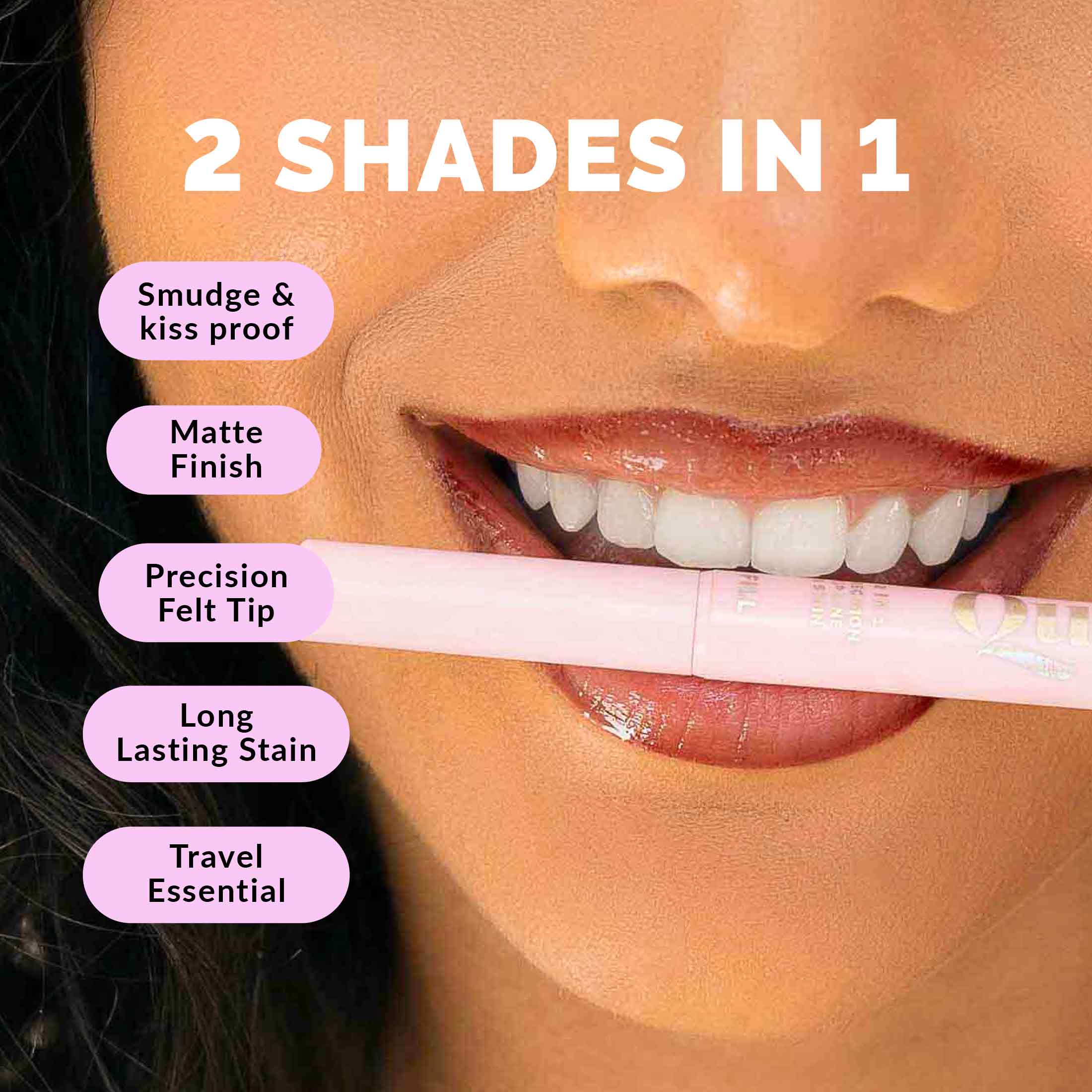 2 in 1 Double Sided Precision Lip Liner & Stain