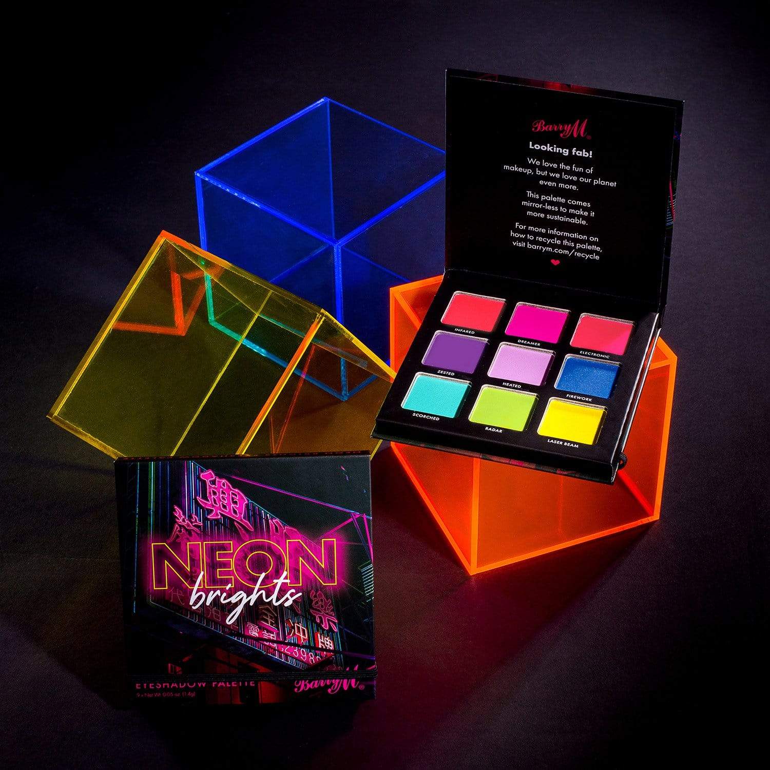 Barry M Neon Brights Eyeshadow Palette